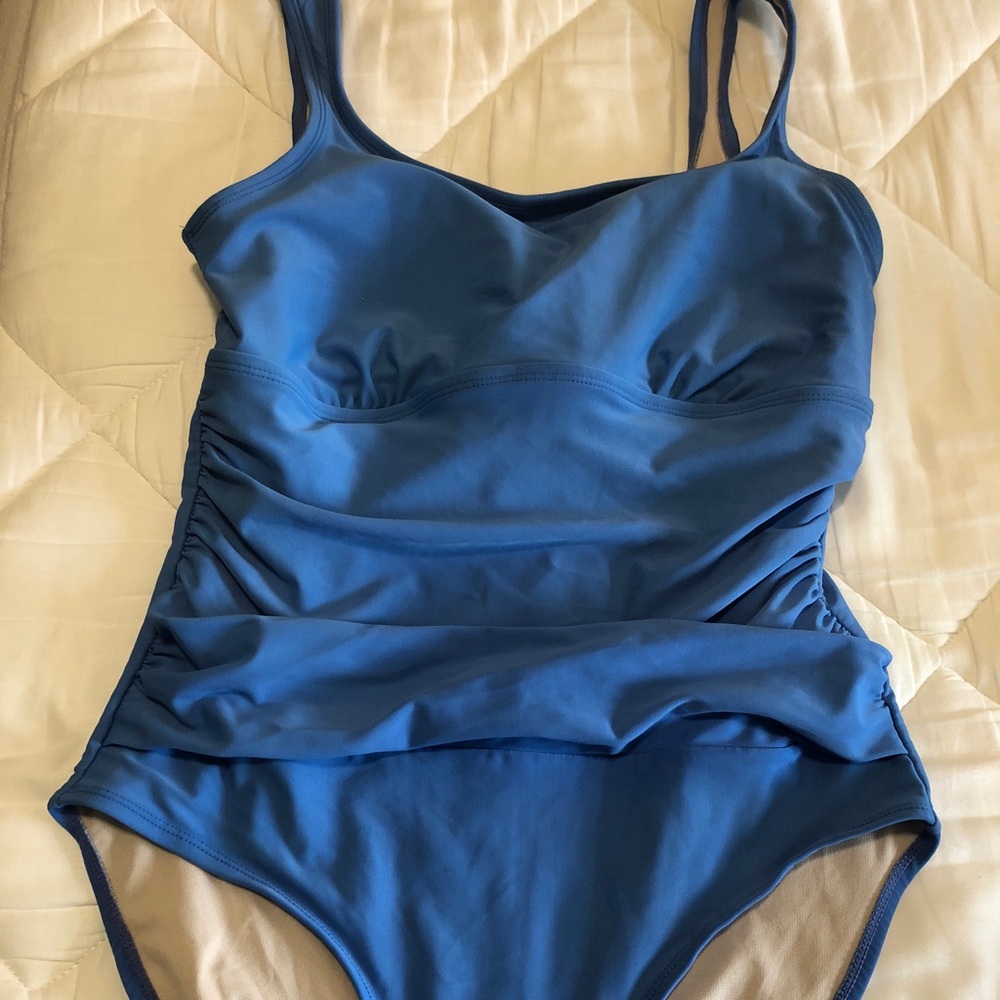 Classic blue one piece